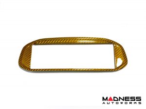 Alfa Romeo 4C Carbon Fiber Radio Cover Frame - Yellow